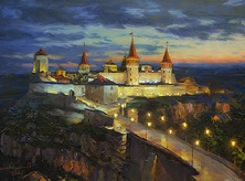 Картина "Каменец - Подольская крепость"